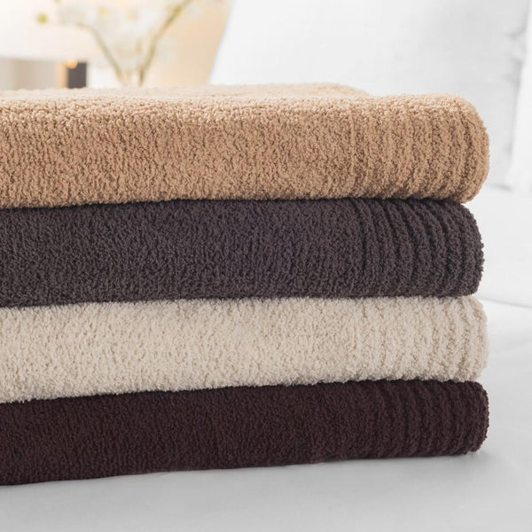 Spa Chenille Microfiber Throw Blanket