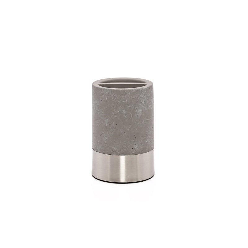 Concrete Bath Accessory Set and Waste Basket