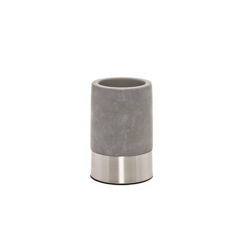 Concrete Bath Accessory Set and Waste Basket