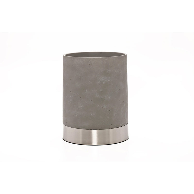 Concrete Bath Accessory Set and Waste Basket