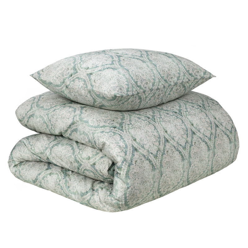Duchess Collection Emerald Damask Comforter Set