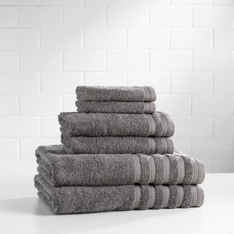 Pure Elegance 6 Piece 600 GSM Turkish Towel Set