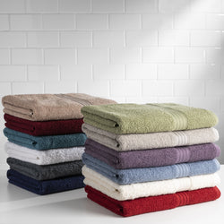 6 Piece Majestic Ring Spun Towel Set