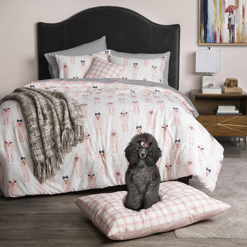 Dog Whisperer Pink Lady Comforter Set & Pet Bed