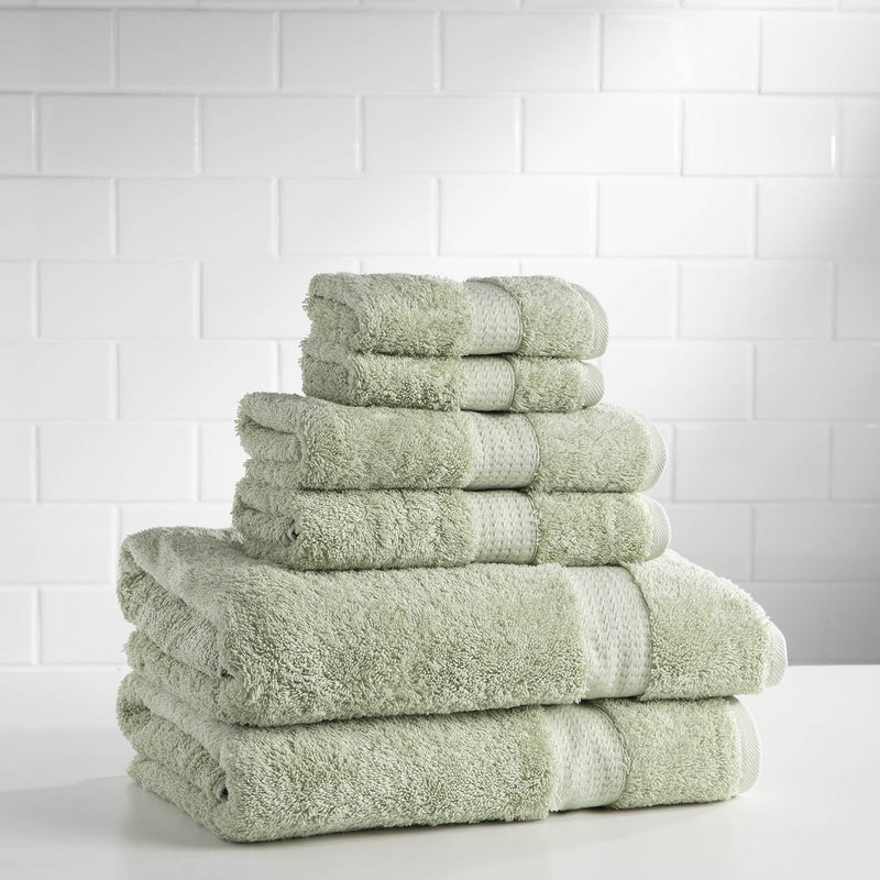 6 Piece Pure Elegance 800 GSM Turkish Towel Set