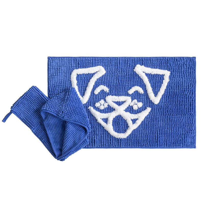Dog Whisperer Bath Rug and Towel Set