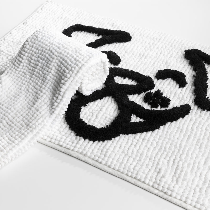 Dog Whisperer Bath Rug and Towel Set
