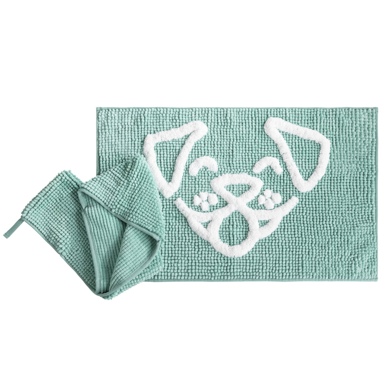 Dog Whisperer Bath Rug and Towel Set