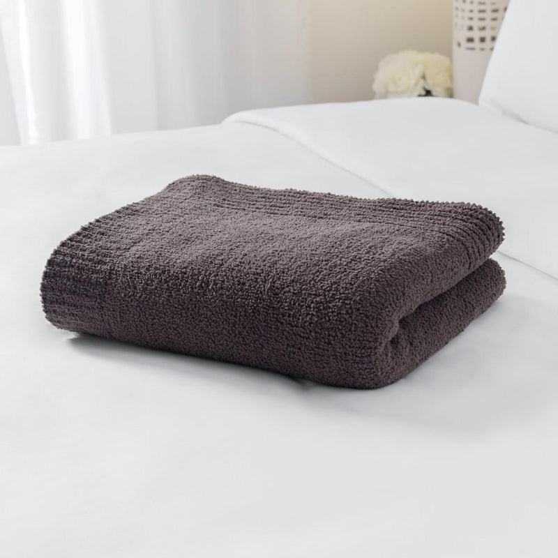 Spa Chenille Microfiber Throw Blanket