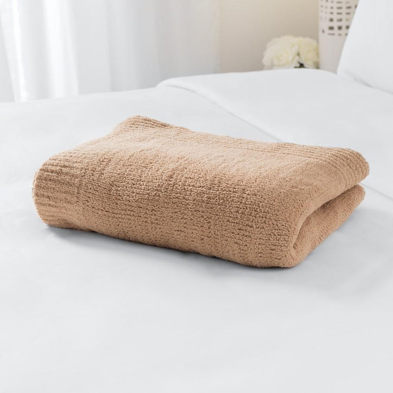 Spa Chenille Microfiber Throw Blanket