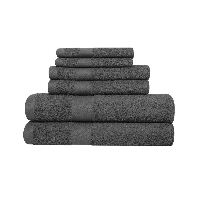 Sobel Westex Ultra 100% Cotton Soft Absorbent 6-Piece Towel Set - Pale Blue