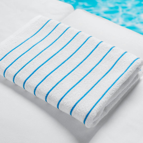 Hotel Splash Horizontal Stripe Pool Towel