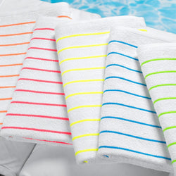 Hotel Splash Horizontal Stripe Pool Towel