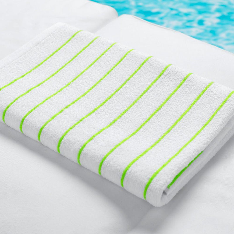 Hotel Splash Horizontal Stripe Pool Towel