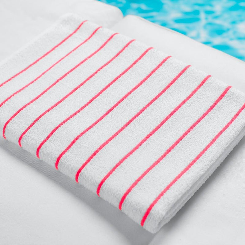 Hotel Splash Horizontal Stripe Pool Towel