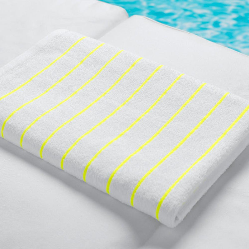 Hotel Splash Horizontal Stripe Pool Towel