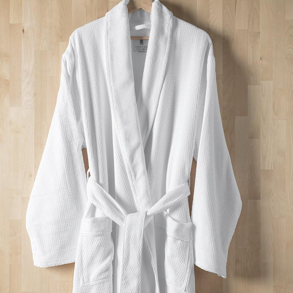Spa Glow Diamond Jacquard Bath Robe Urbana